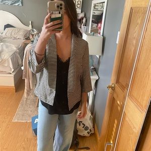 LOFT striped blazer